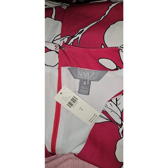 New Anthropologie Natalia Mazzei Zubillaga NMZ Deep-V Floral Romper $228 Pink S - Picture 5 of 5